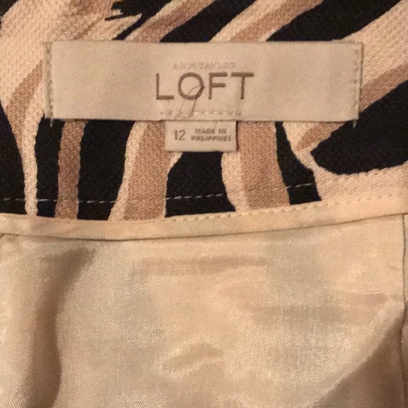 Ann Taylor Loft Animal Print Skirt - Picture 4 of 5